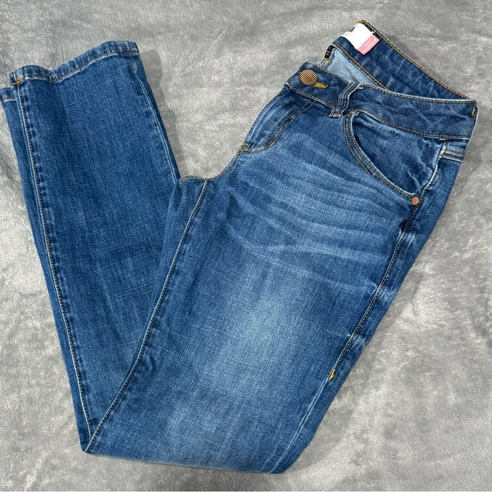CAbi Slim Boyfriend Distressed Jeans